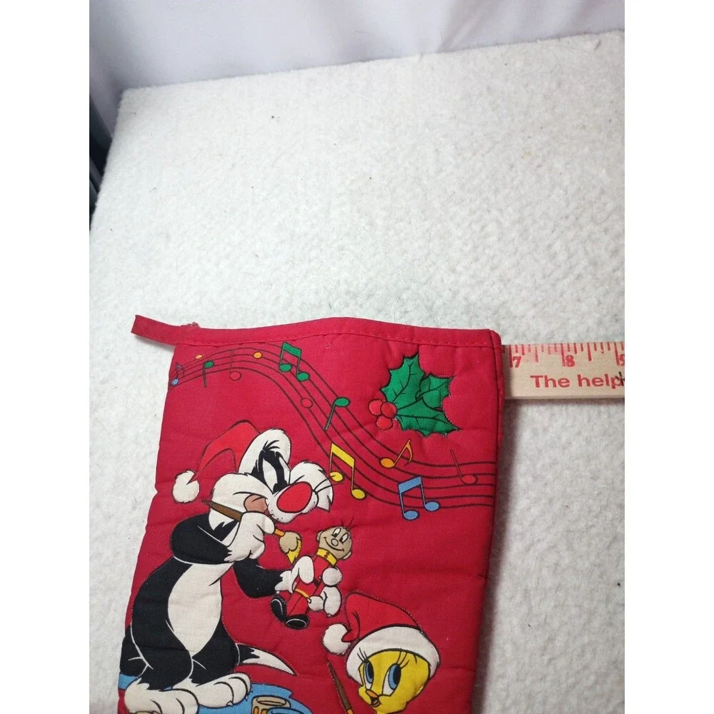 1999 Looney Tunes Christmas Stocking Sylvester Tweety  Warner Bros Vintage